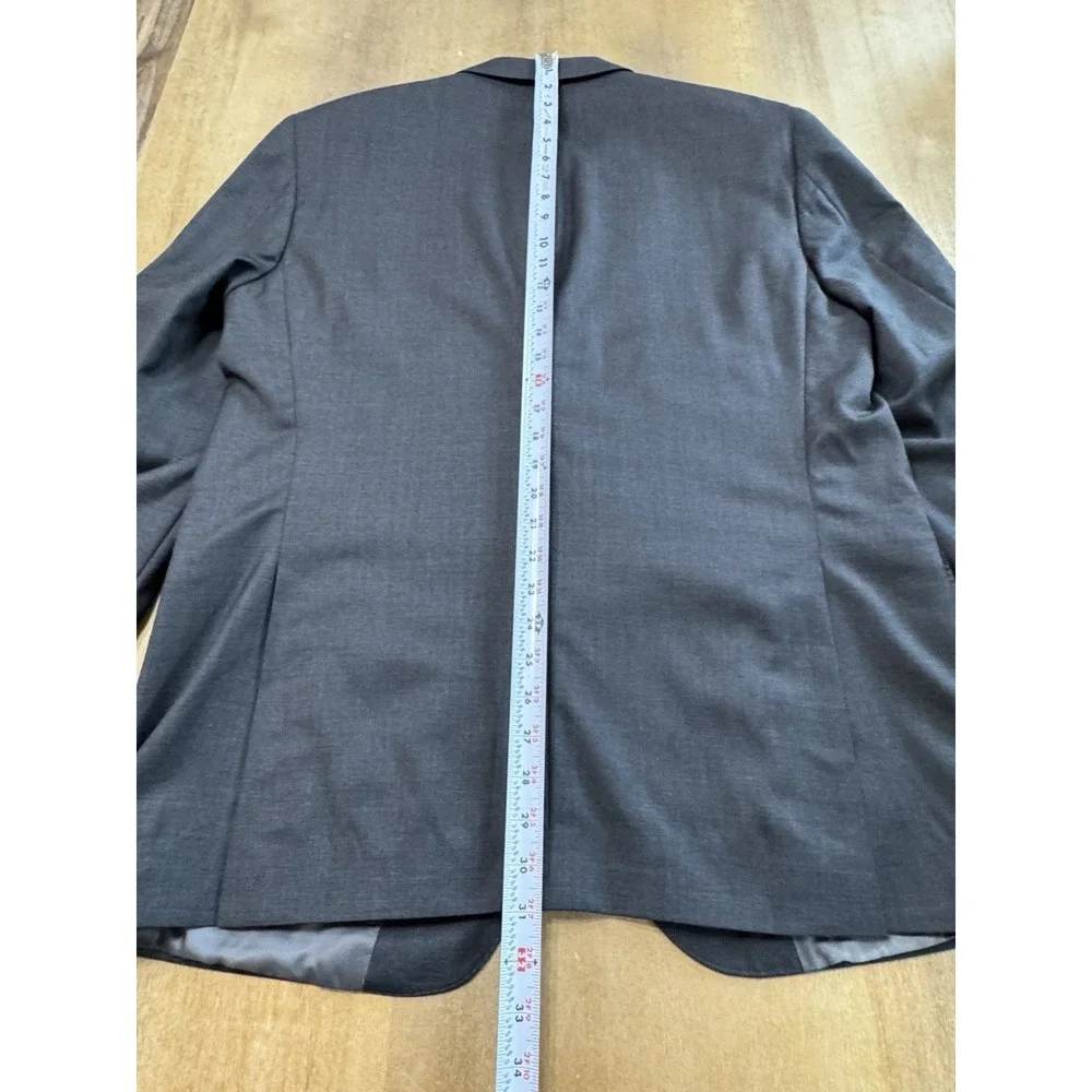 Peter millar Sport Coat Blazer 44 R Gray Wool‎